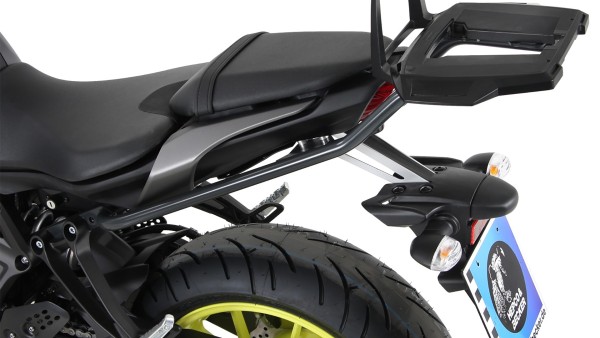Soporte de topcase Alurack para Yamaha MT-07 (21-24) Hepco & Becker