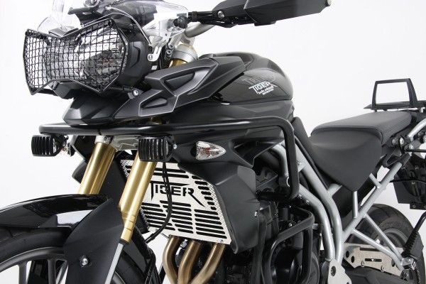 Protector de depósito negro para Triumph Tiger 800/XC (2010-2014)