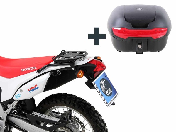 Portamaletas negro incl. Journey Topcases 40 negro para Honda CRF 250 L / Rally (12-20)