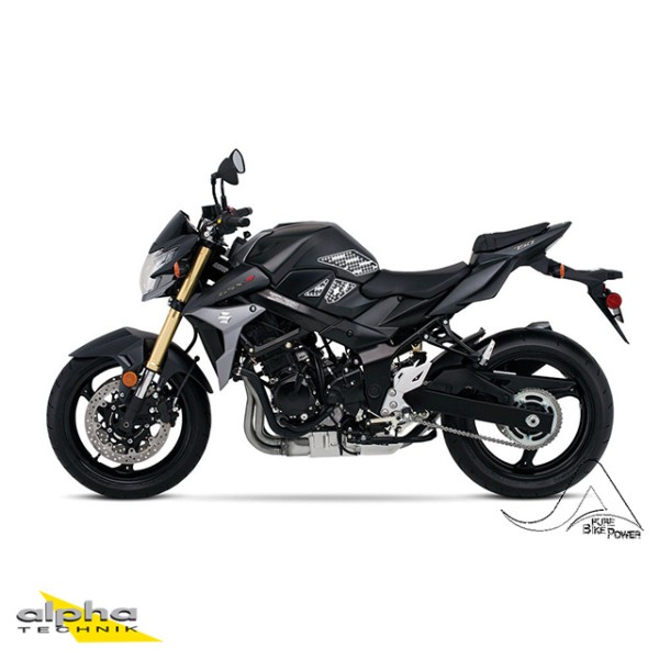 Stompgrip negro Volcano para Suzuki GSR750 / GSXS750