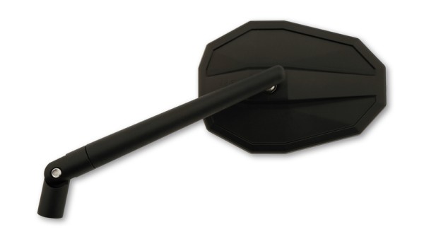 HIGHSIDER espejo carenado smart recto negro (1ud.)
