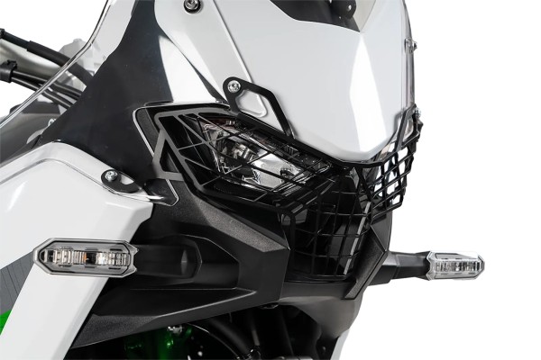 Protector de faros negro para Kawasaki KLE 500 / SE (26-) Hepco & Becker