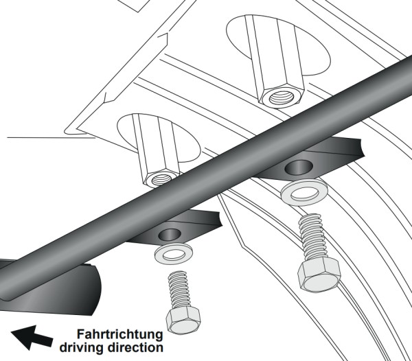 Juego de soportes para puntales de apoyo para portaequipajes de aluminio/Easyrack para Honda CRF 1000 Africa Twin Adventure Sports /DCT