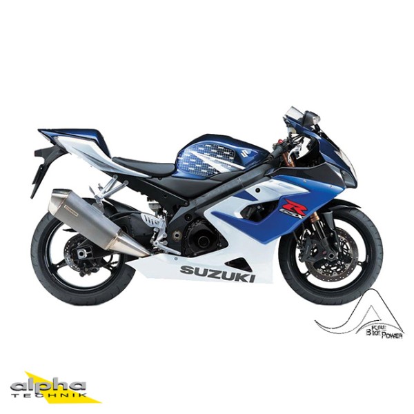 Stompgrip Volcano transparente para Suzuki GSXR1000, 2005-2006