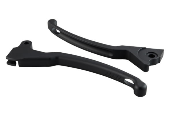 Juego de palanca deportiva de freno izquierda/derecha para Vespa LX/LXV/S/Primavera/Sprint 50-150cc, gris mate