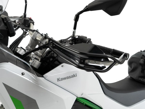 Protector de manillar negro para Kawasaki KLE 500 / SE (26-) Hepco & Becker