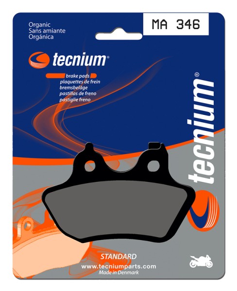 Pastillas de Freno Tecnium Street Orgánicas - MA346