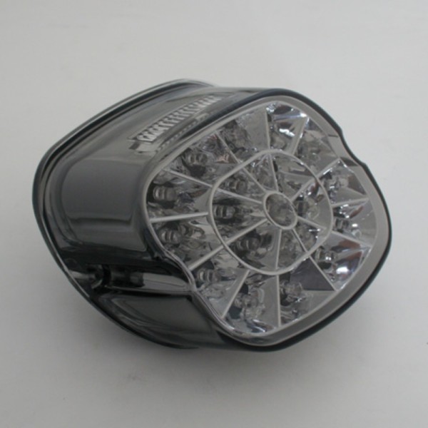 Luz trasera LED inteligente HIGHSIDER negra HD Style, homologada E (1ud.)