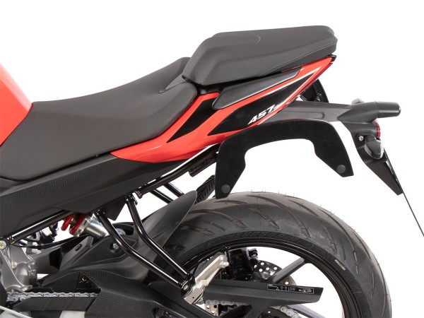 Soporte lateral C-Bow negro para Aprilia Tuono 457 (25- ) Hepco & Becker