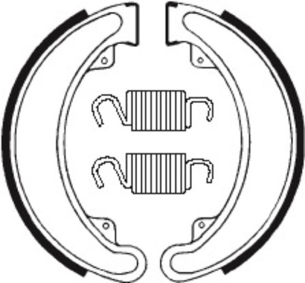 Zapatas de freno Tecnium Street/ATV Organic - BA024