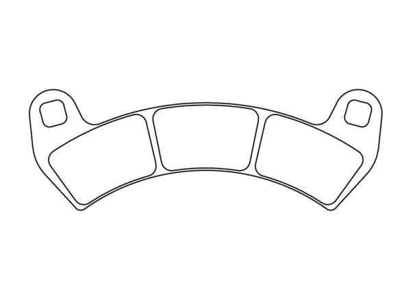 CL Brakes ATV pastillas de freno de metal sinterizado - 1247ATV1