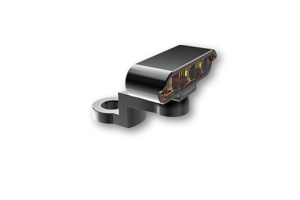 HIGHSIDER Pro Tipo 2 LED indicador carcasa negro / lente gris humo (par), frontal