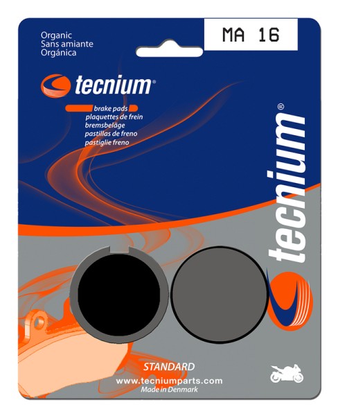 Pastillas de Freno Tecnium Street Orgánicas - MA16