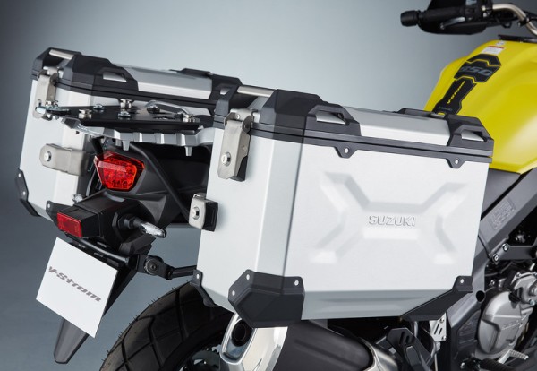 Juego de maletas laterales de aluminio para Suzuki V-Strom 1050