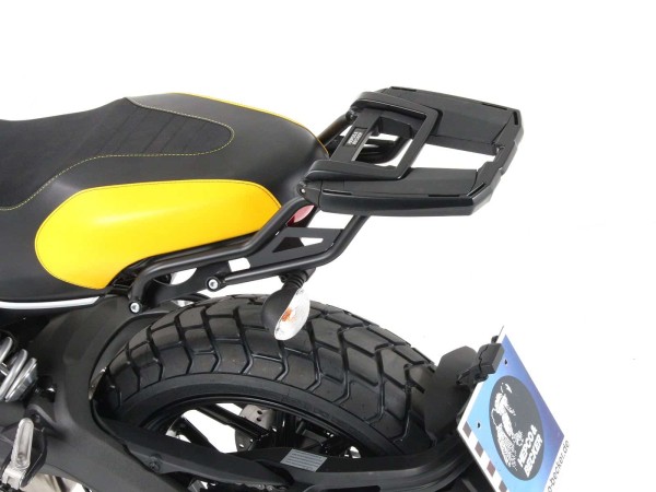 Portamaletas Easyrack negro para Ducati Scrambler 400 Sixty2 (16-20) Hepco & Becker