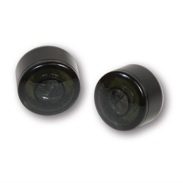 HIGHSIDER pro Apollo LED indicador/luz de posición negro/tono 2en1, homologado E (par)