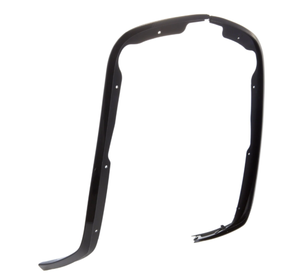 Protector de piernas y pata de cabra mono ranura para Elettrica/Primavera/Sprint 50-150ccm, negro brillante