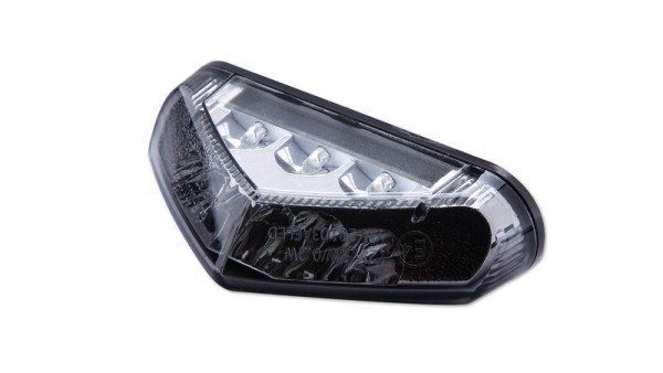 Luz trasera LED inteligente HIGHSIDER negra homologada E (1ud.)