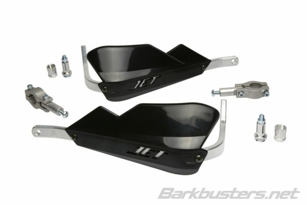 Guardamanos Barkbusters Jet de dos puntos de fijación recto Ø22mm negro