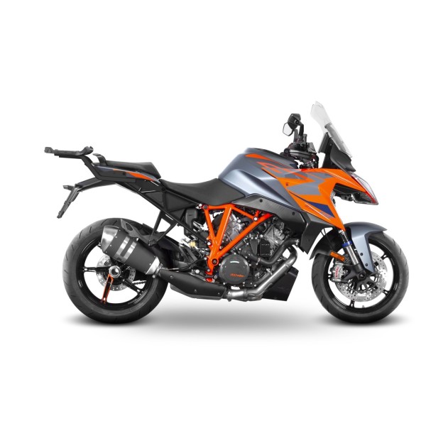 Soporte para baúl Shad Top Case, pintado en negro, para la KTM 1290 Super Duke GT (23-24)