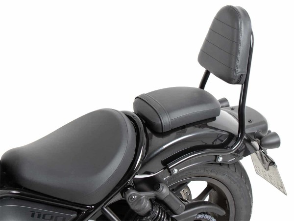 Sissybar negro sin portaequipajes (versión tubo) para Honda CMX 1100 Rebel /DCT /SE (25-)