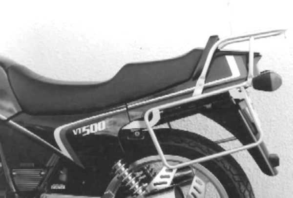 Portaequipajes superior tubular y portaequipajes lateral cromados para Honda VT 500 E (83-88)