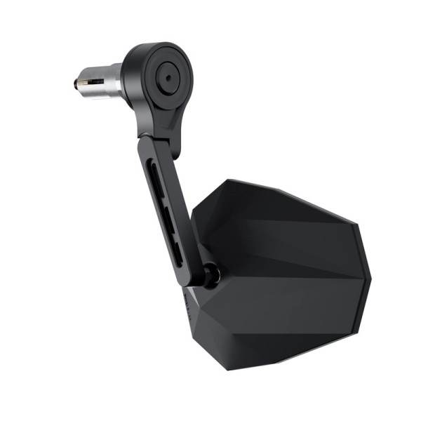 HIGHSIDER pro espejo de manillar Stealth-X5 EVO Corto Negro (1ud.)