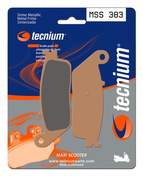 Pastillas de freno de metal sinterizado Tecnium Maxi Scooter - MSS383