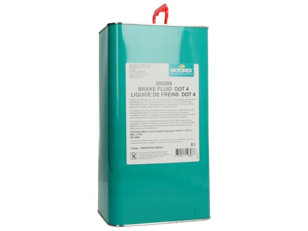 Líquido de frenos Motorex, DOT 4, 5 l, transparente