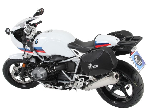 Soporte lateral C-Bow negro para BMW R nineT Racer (17-20) Hepco & Becker