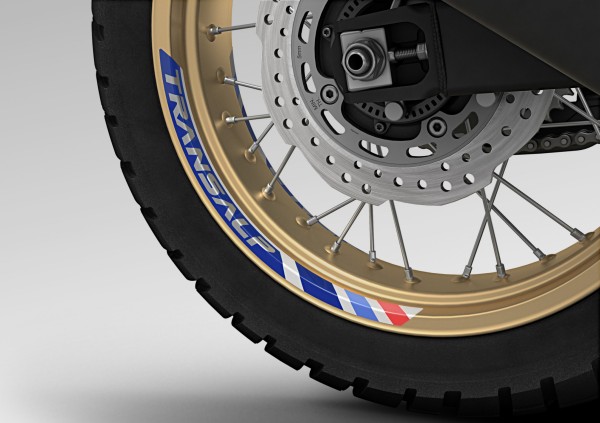 Decoración de llantas Blanco Perlado para Honda XL 750 Transalp (25-) Original