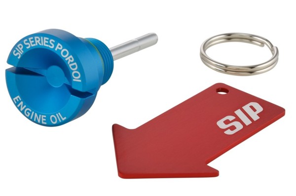 Tapón de llenado de aceite del motor para Vespa, azul mate