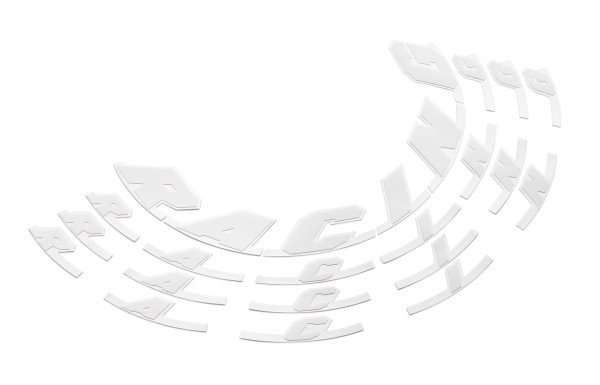 Kit de adhesivos para llantas KTM blanco