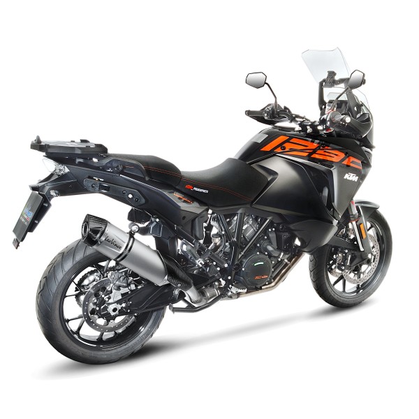 Sistema de escape LeoVince SBK LV One Evo 2, acero inoxidable para KTM