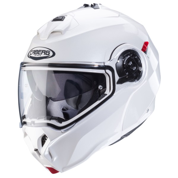 Casco Caberg Duke Evo blanco metalizado