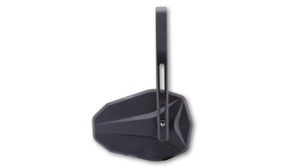 HIGHSIDER pro espejo extremo manillar Victory-Blast Negro Largo (1ud.)