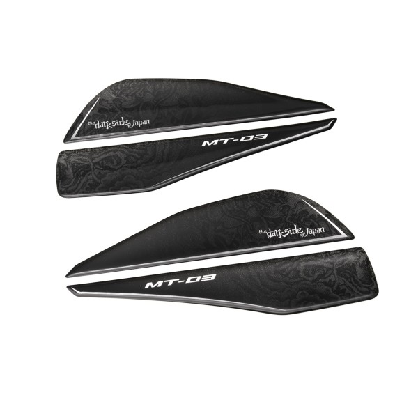 Almohadillas laterales del depósito originales de la Yamaha MT-03