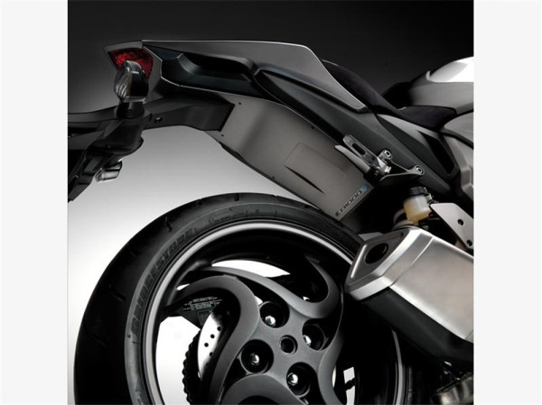 Carenado inferior trasero original de la Honda CB 1000 R, aspecto de titanio