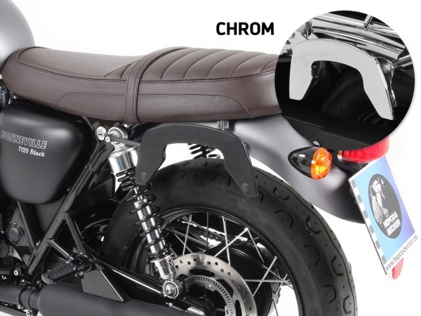 Portabolsas C-Bow cromado para Triumph Bonneville T100 (17-) Hepco & Becker