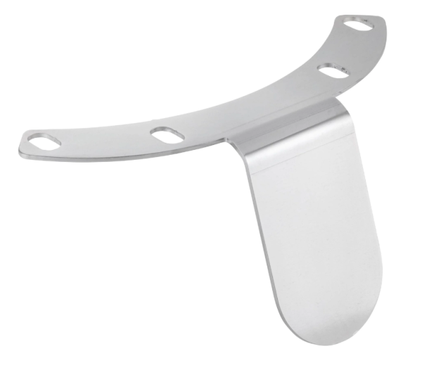 Soporte Pickerl para etiqueta de inspección austriaca para Primavera/Sprint 50-150ccm, acero inoxidable pulido