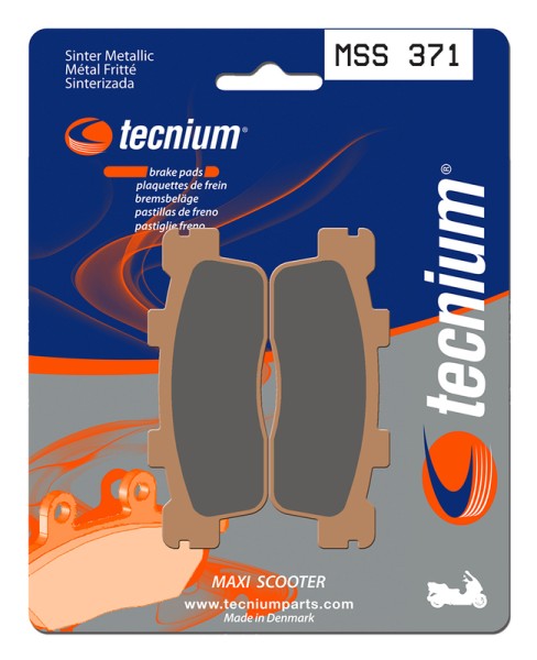 Pastillas de freno de metal sinterizado Tecnium Maxi Scooter - MSS371