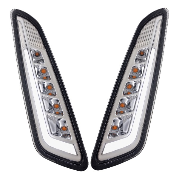 Kit de intermitente delantero izquierdo / derecho LED tintado para Vespa Primavera / Sprint 125-150cc SIP Style