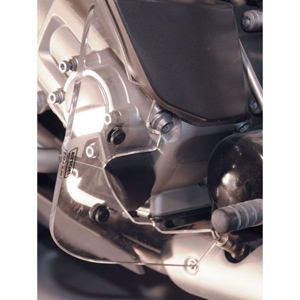Spoiler parabrisas inferior para BMW K 1600 GT /GTL (10-16), par, humo claro