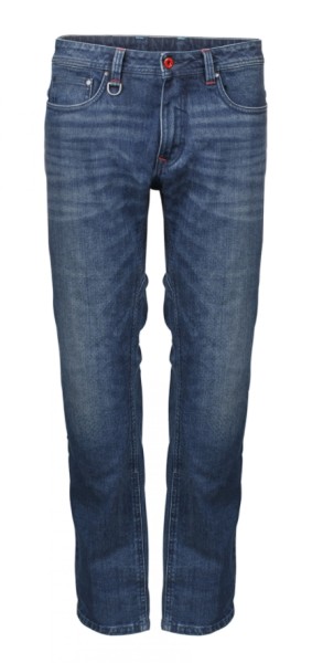 Pantalones Moto Guzzi, talla: 38, azules, denim de poliéster
