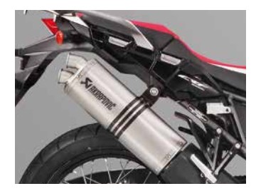 Silenciador deportivo Honda Akrapovic para Africa Twin CRF1000L negro