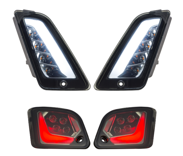 Kit de indicadores delanteros y traseros para Vespa GTS/GTS Super/GTV 125-300cc ('14-), tintados