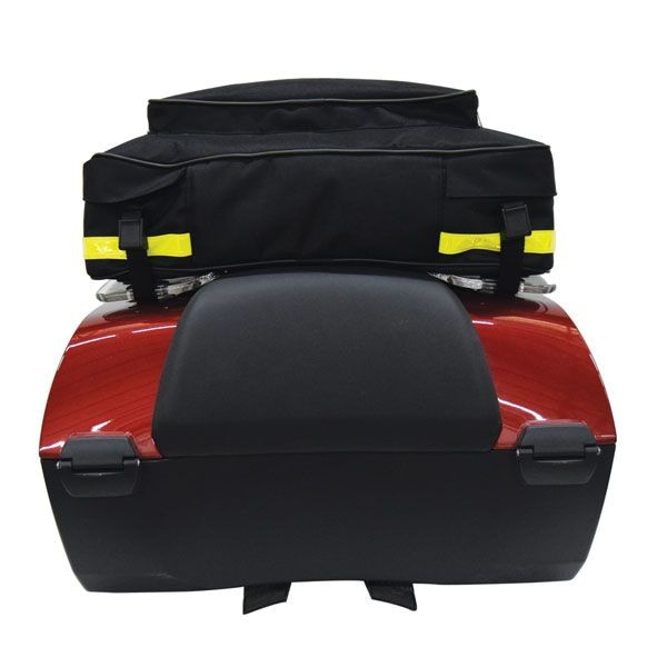 Bolsa trasera para portaequipajes para top case BMW K 1600 GTL /R 1250 RT /R 1200 RT, nylon Cordura, negro