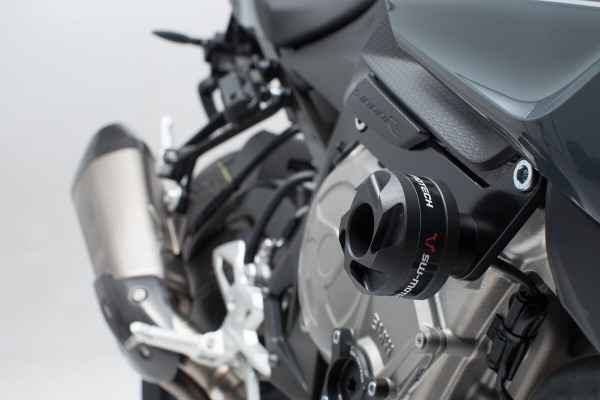 SW-Motech Kit crash pad negro para BMW S 1000 R - SW Motech