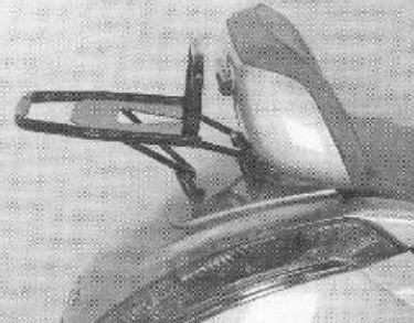 Portaequipajes tubular Topcaseträger plata para Aprilia Atlantic 500 (02-05) Hepco & Becker