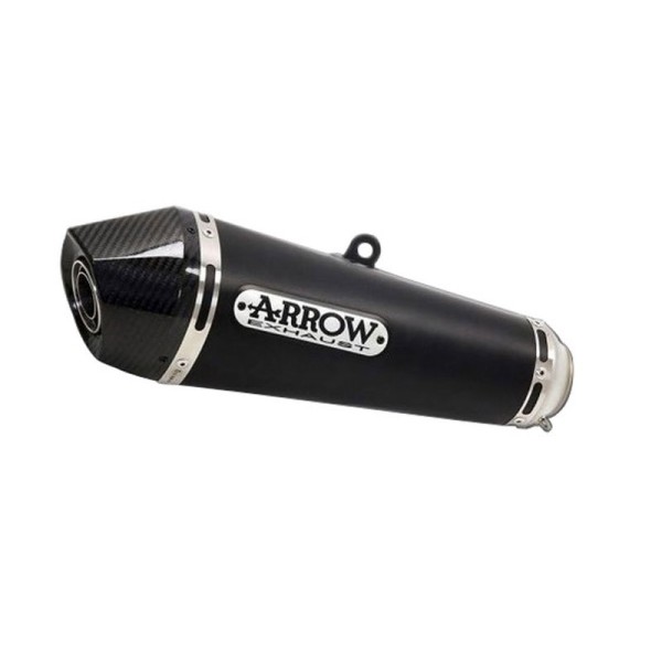 ARROW Auspuff DARK X-KONE für Honda CB125R 2018-, Edelstahl schwarz (Nur mit ARROW Krümmer)